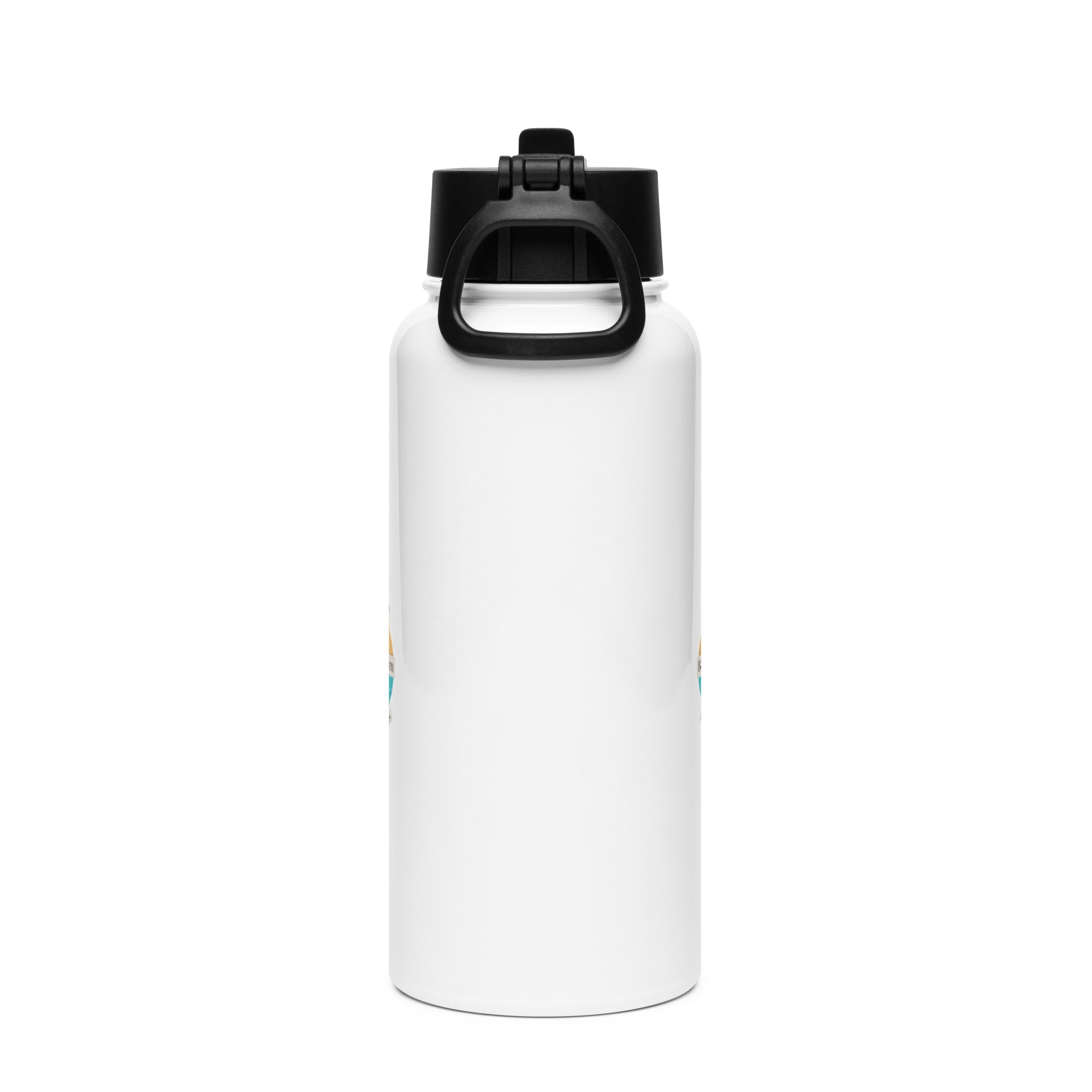 843SEO Stainless steel water bottle with a straw lid - My Store