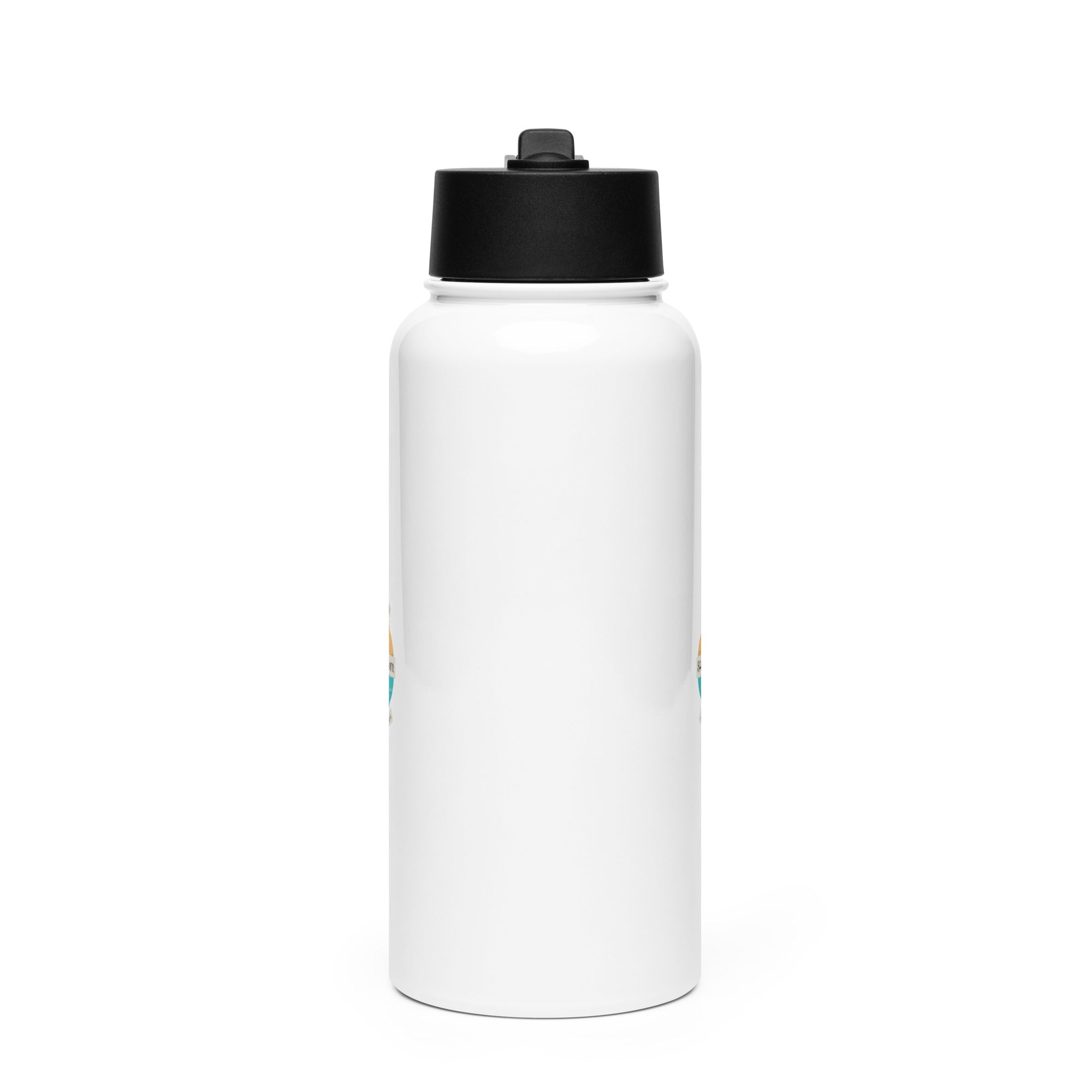 843SEO Stainless steel water bottle with a straw lid - My Store